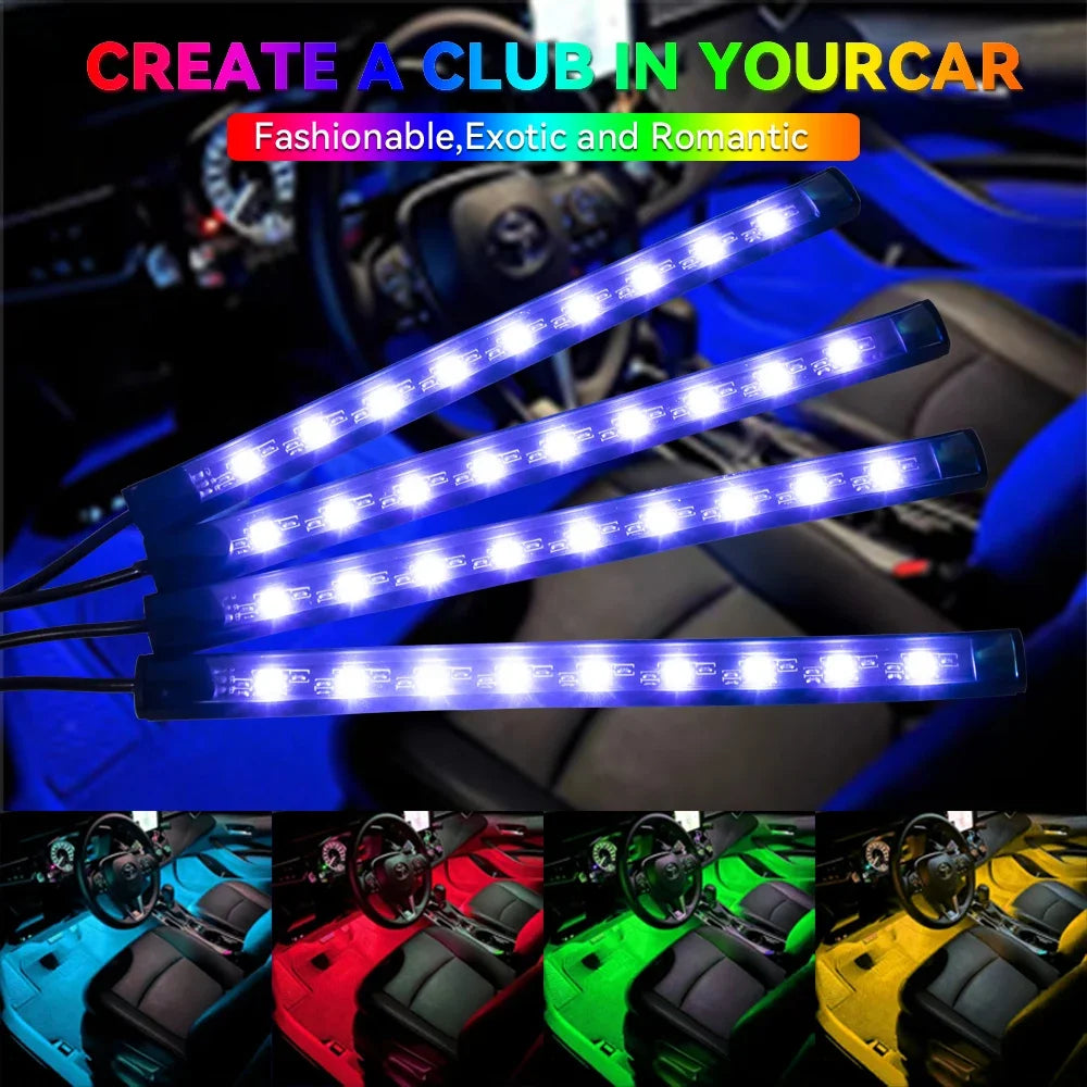 Neon Auto Binnenverlichting Kit